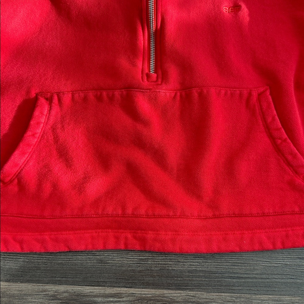 Set Active Red Quarter Zip Pullover - image 6